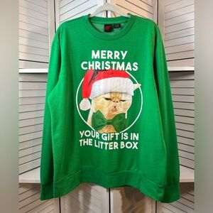 NWOT MAD ENGINE MENS SWEATSHIRT UGLY CHRISTMAS SWEATER